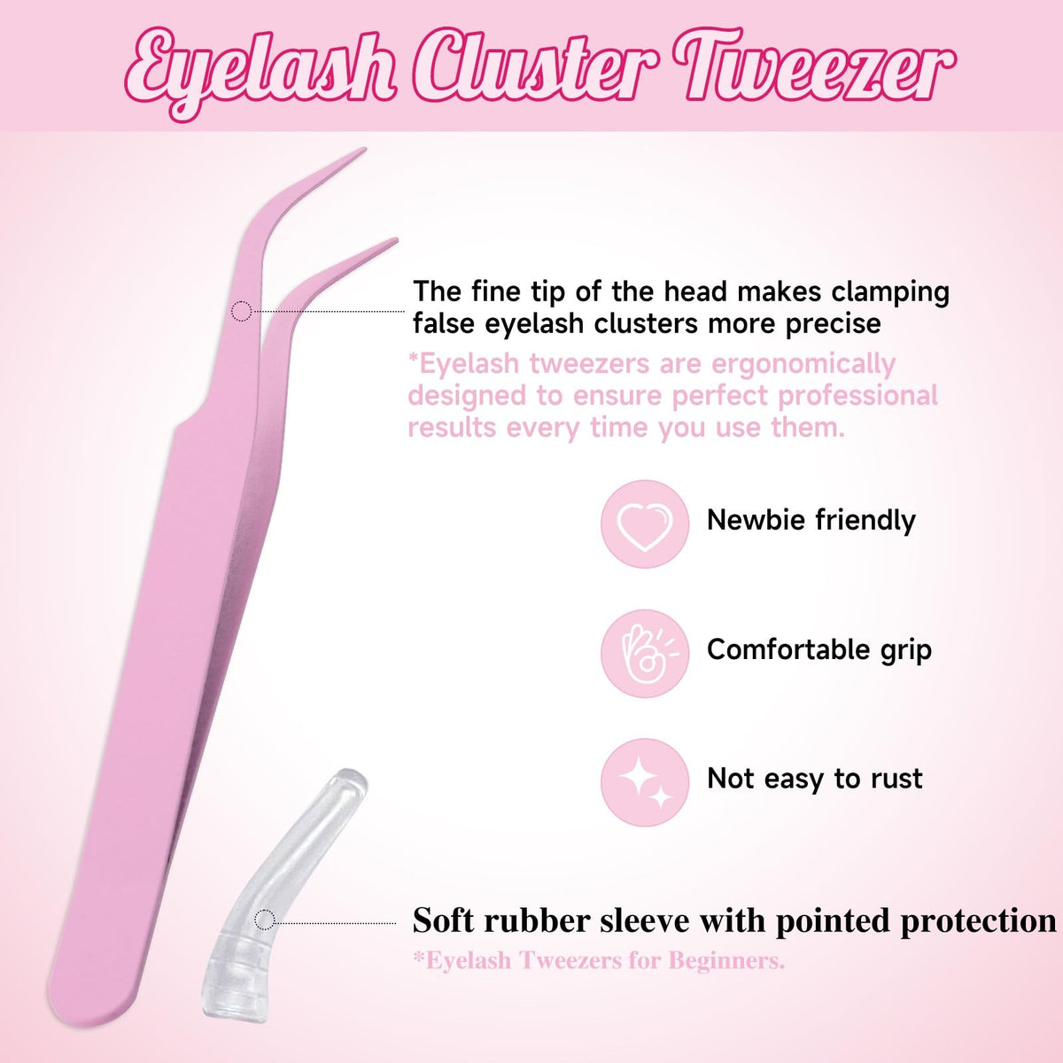 Lash Bond and Seal Kit with Glue Remover Tweezers – 4-in-1 Practice Kit