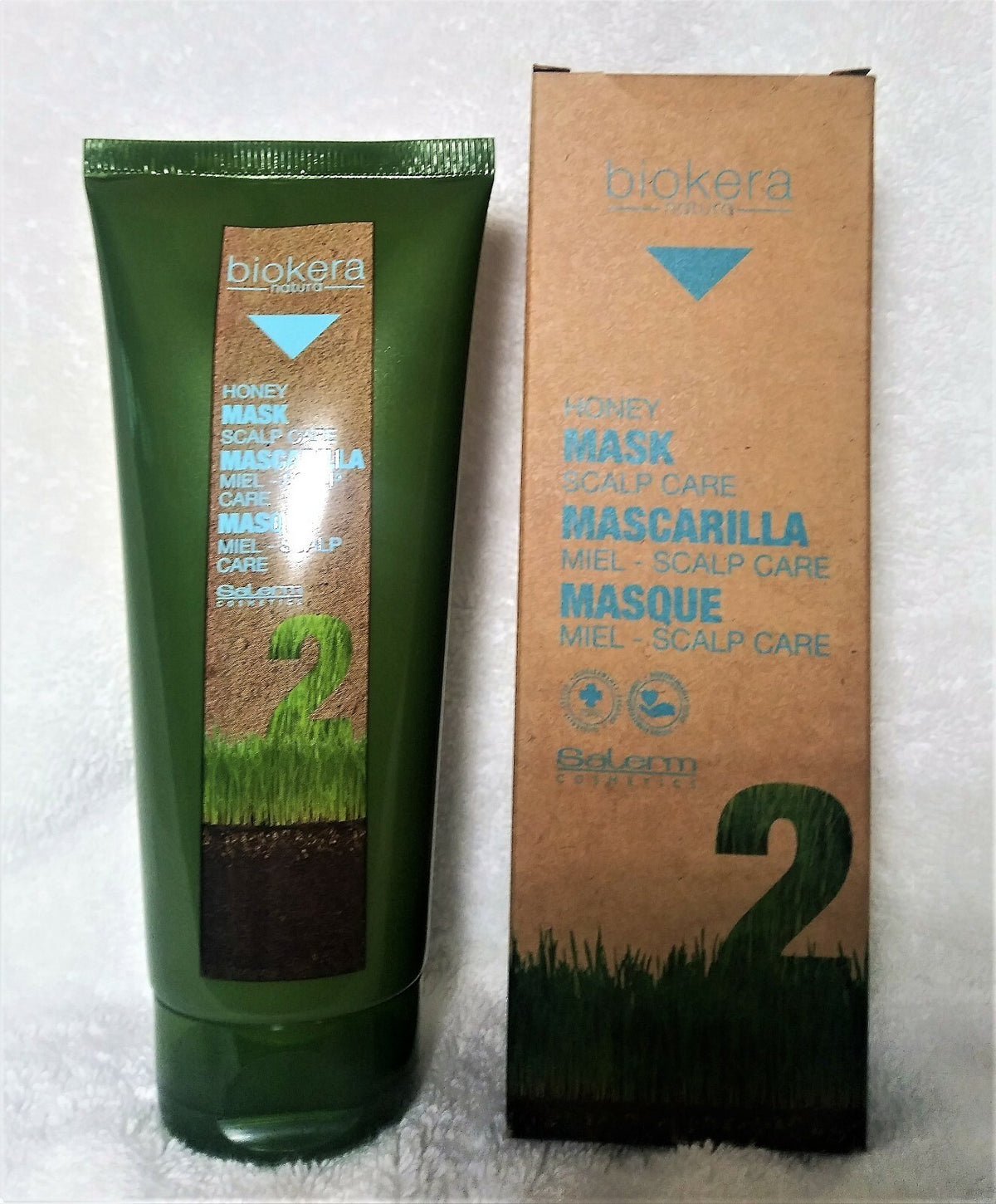 Salerm Biokera Honey Scalp Care Hair Mask - 200ml Nourishing Treatment