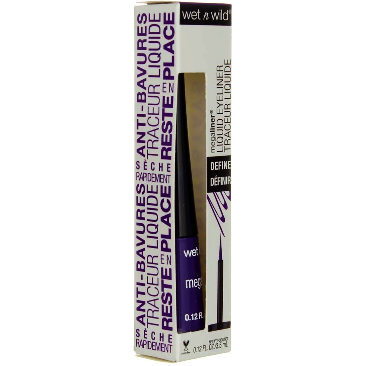 Liquid Eyeliner Pen - Electric Purple, 0.12 Fl Oz, Long-Lasting & Precise