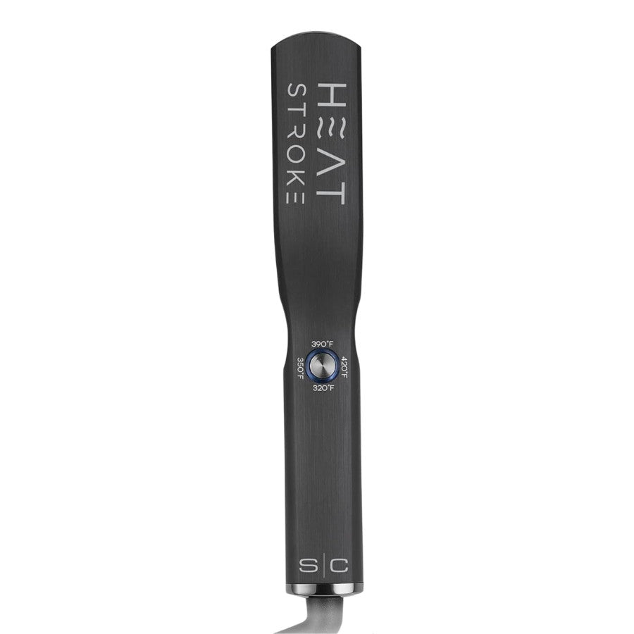 Heat Stroke Beard & Hair Styling Hot Brush - Adjustable Temperature, Cool Tip