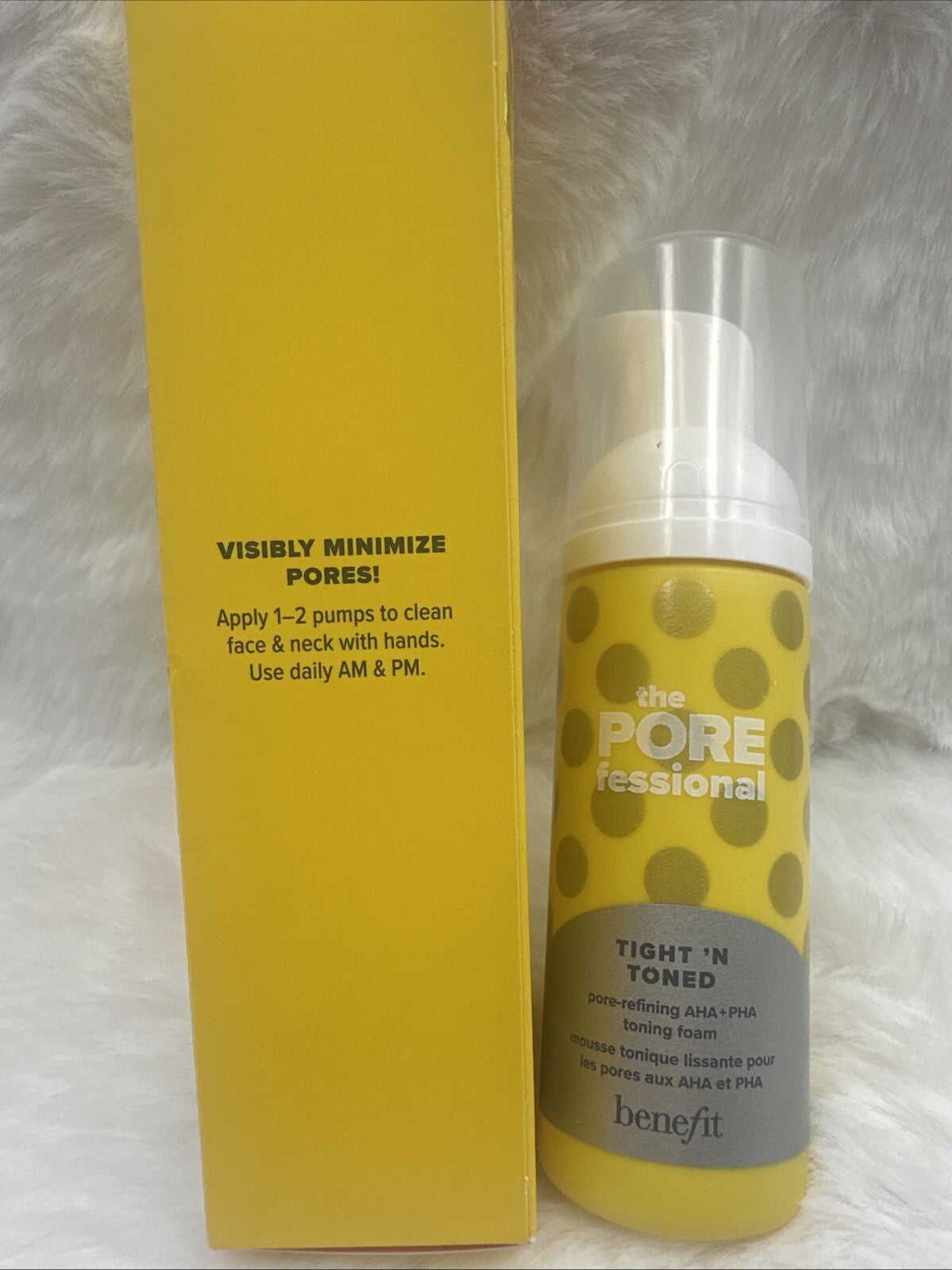 Benefit POREfessional Tight 'N Toned AHA + PHA Toning Foam Travel Size 0.75 fl oz