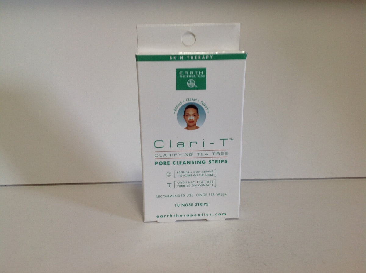 Organic Pore Cleansing Strips - Earth Therapeutics Clari-T 10 Count