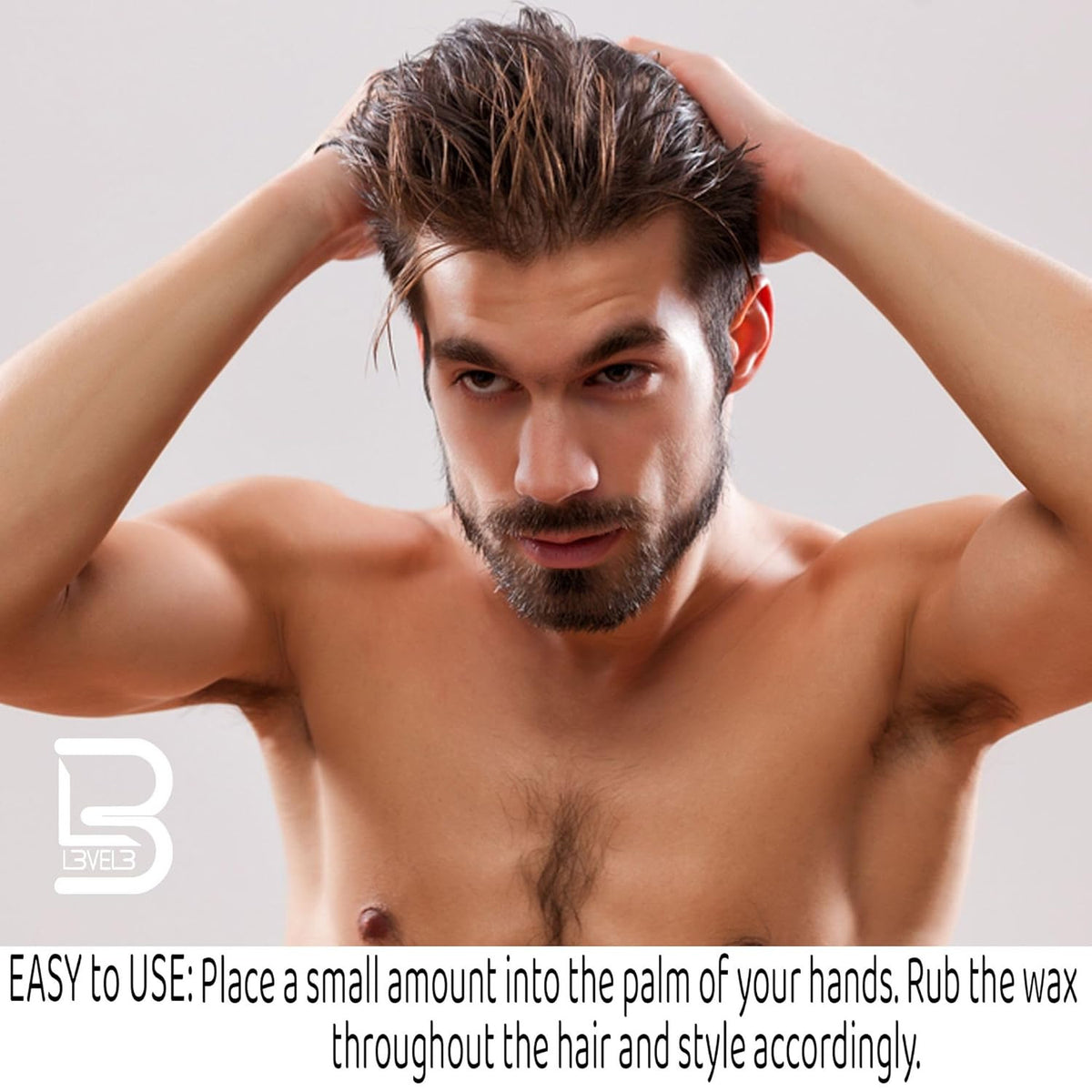 L3 Level 3 Spider Hair Wax - Strong Hold, Long Lasting, Medium Shine, Flake-Free Men’s Hair Styling Product