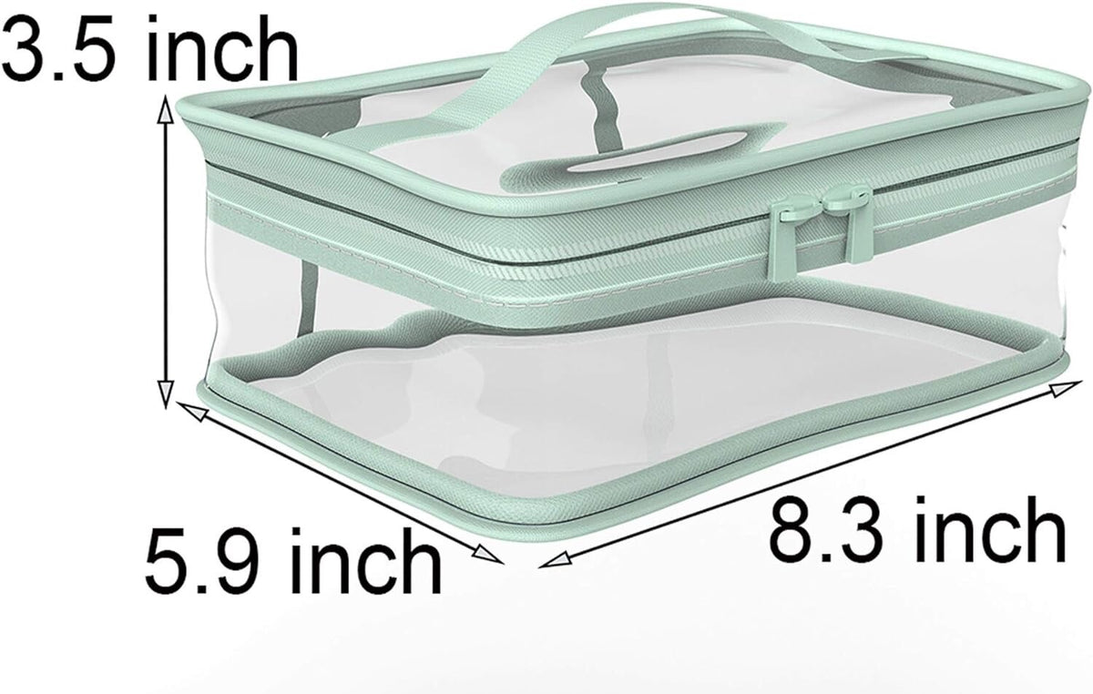 Waterproof Makeup Bag Set - Portable Travel Cosmetic Storage Pouch, 2 Pieces