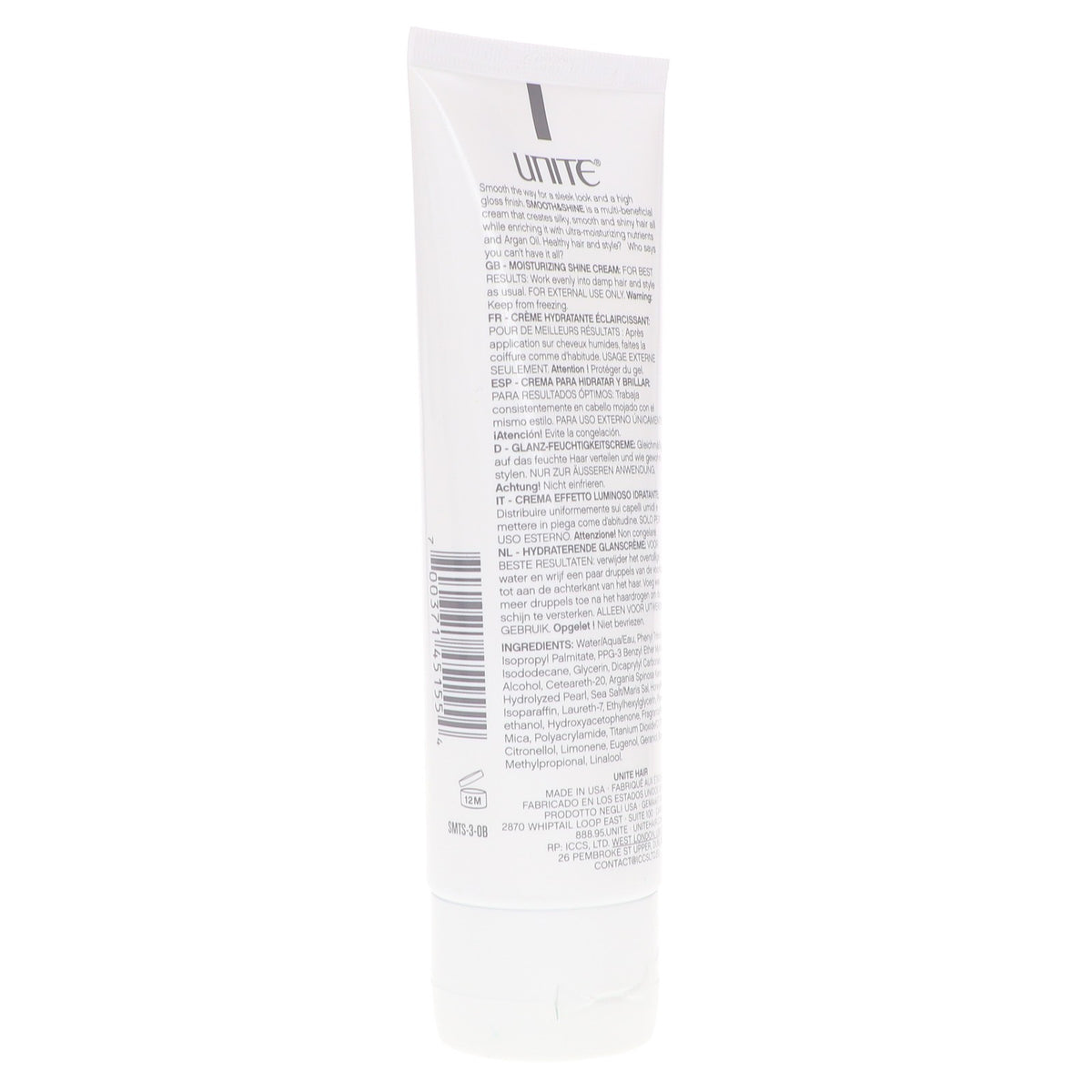 Hair Styling Cream with Argan Oil & Pearl Powder - Smooth & Shine 3.5 oz