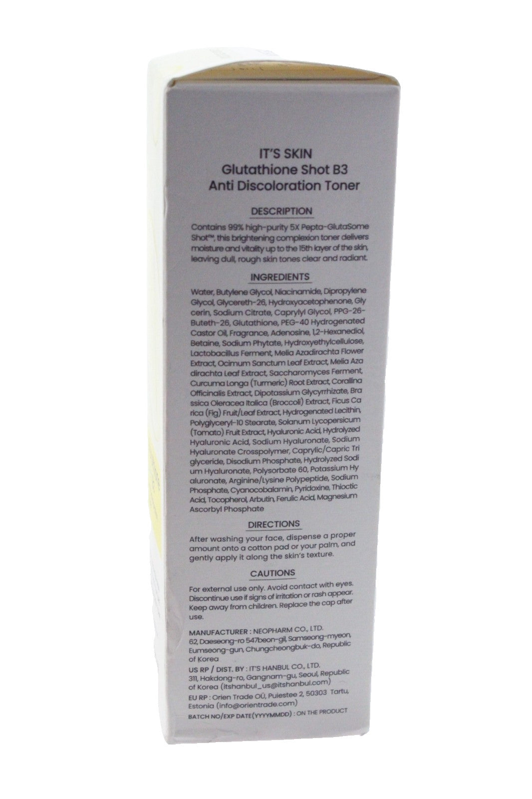 It’s Skin Glutathione Brightening Toner with Niacinamide 120ml x 2 - Anti-Discoloration