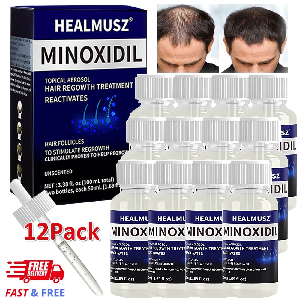 Minoxidil 5% Hair Regrowth Treatment for Men - 12 Pack