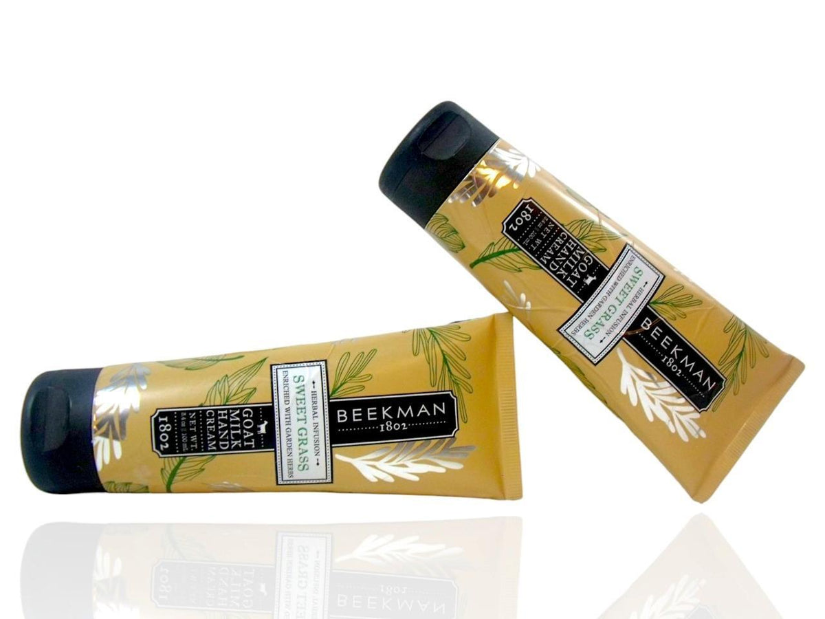 Goat Milk Hand Cream Lotion 3.4oz - Sweet Grass (2 Pack)
