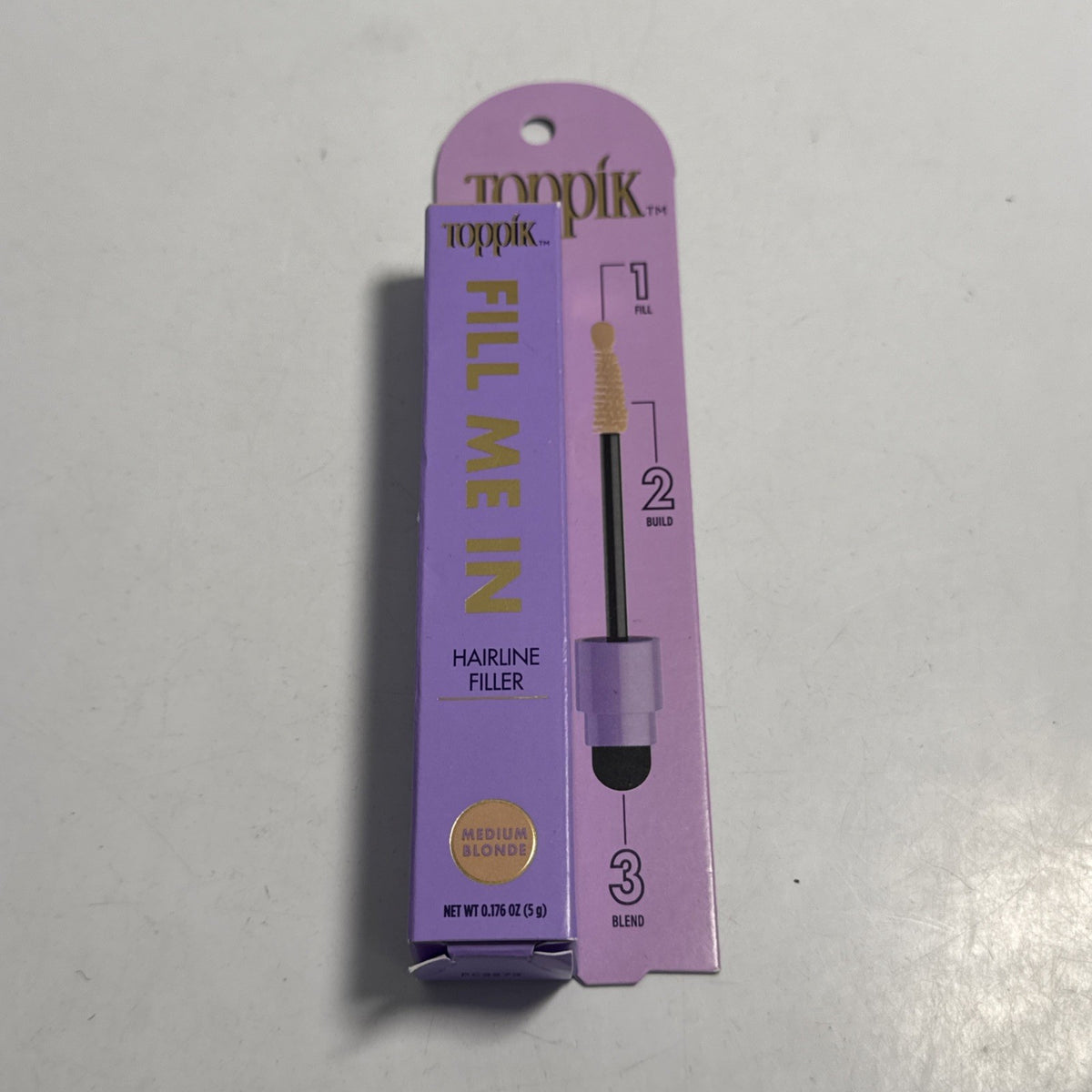 New Toppik Fill Me In Hairline Filler Medium Blonde Sealed