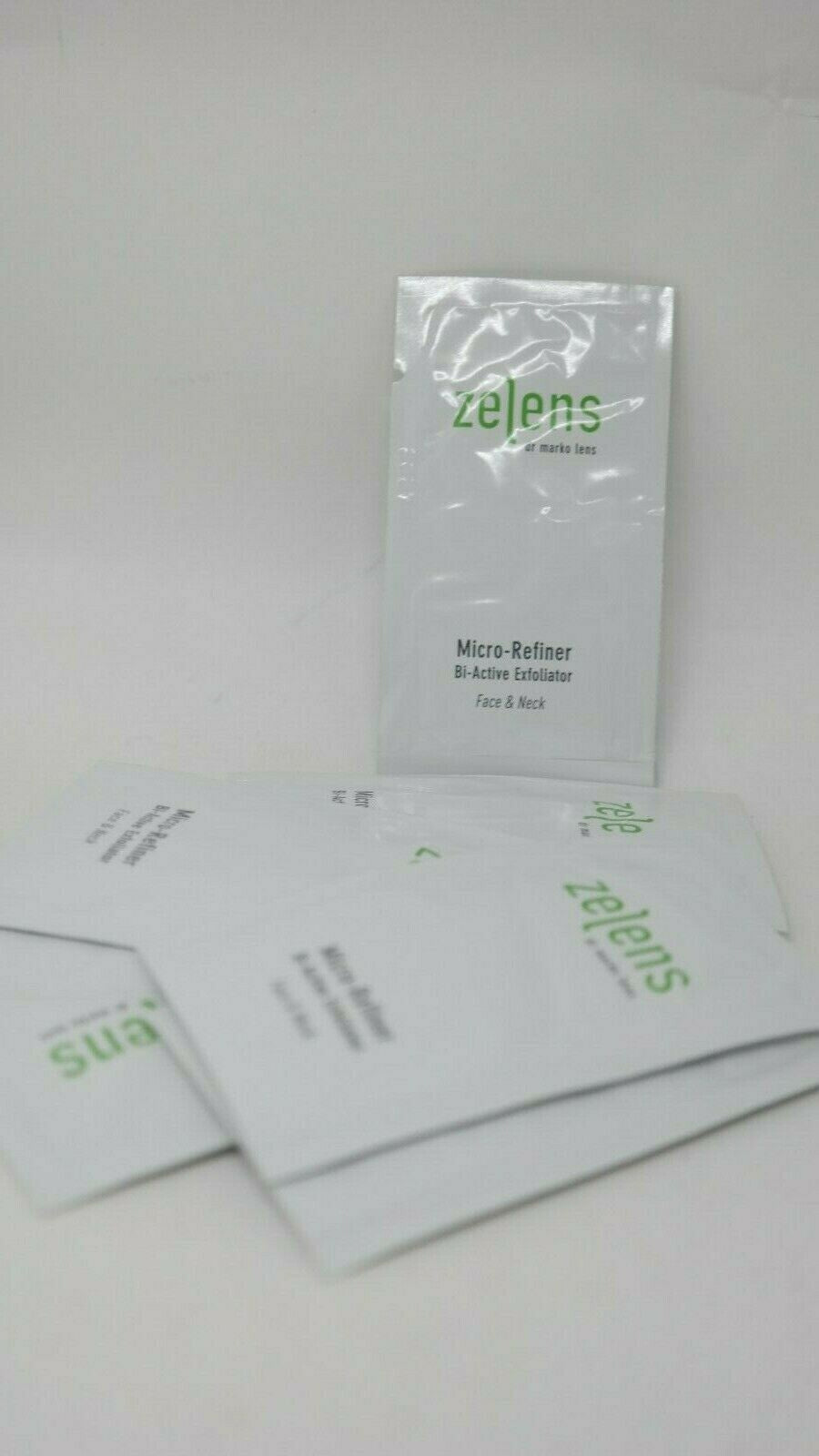 Zelens Micro-Refiner Bi-active Exfoliator Sample Lot of 10 ~ .07 oz