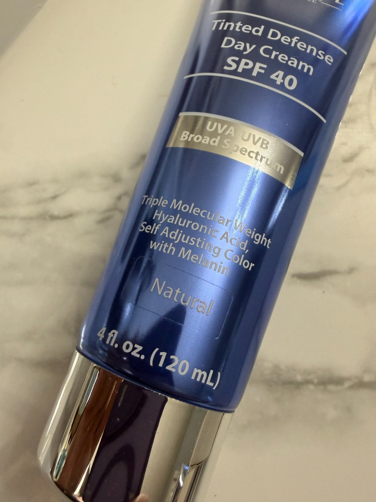 NIB~ Dr Denese NATURAL Tinted Defense SPF 40 Day Cream Broad Spectrum
