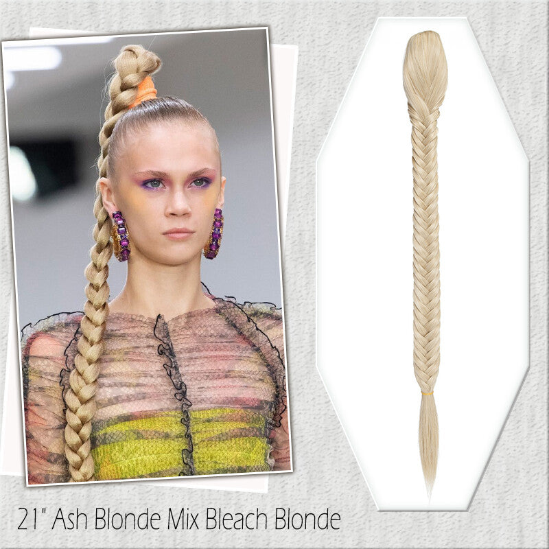 Fake Ponytail Clip-In Hair Extension Thick Natural Look 14 Inches