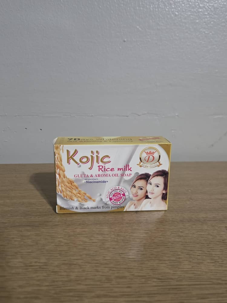 Kojic Rice Milk Bar Soap - 2 Bars Natural Skin Brightening