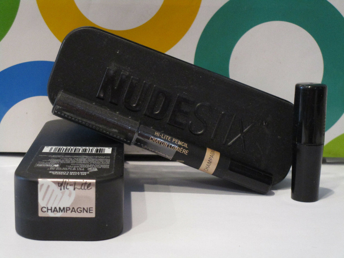 NUDESTIX Hi Lite Pencil Champagne | Full-Sized Makeup Highlighter Stick