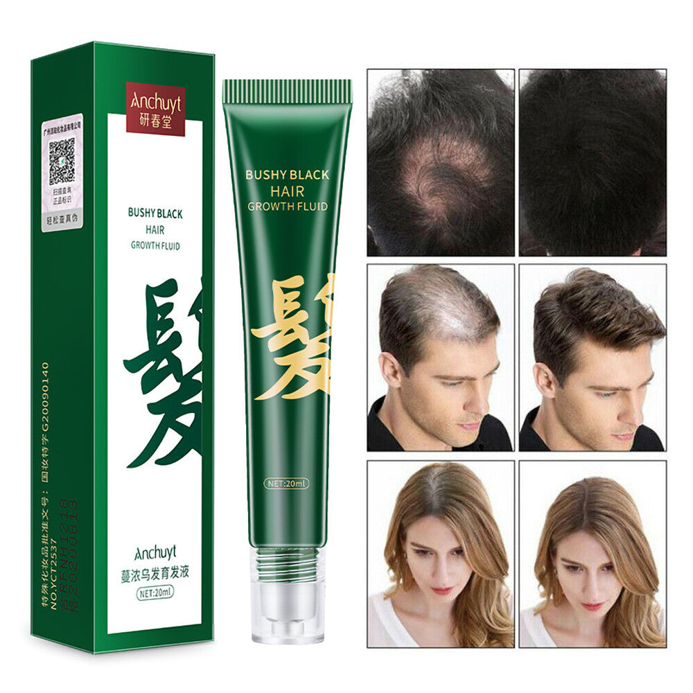 Hair Regrowth Fluid with Massage Roller - Anti Hair Loss