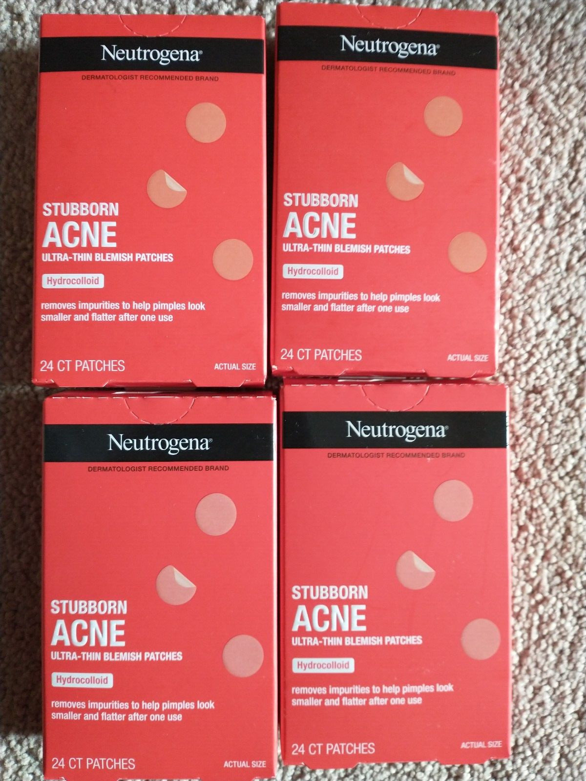 Neutrogena Acne Patches - Stubborn Acne Ultra-Thin Blemish Cover Set, 96 Count
