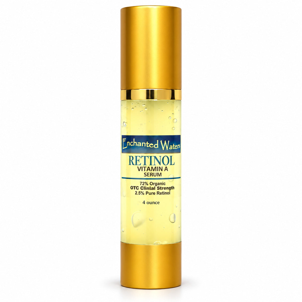 Retinol Serum 2.5% Vitamin A + Hyaluronic Acid Anti-Aging Face Treatment