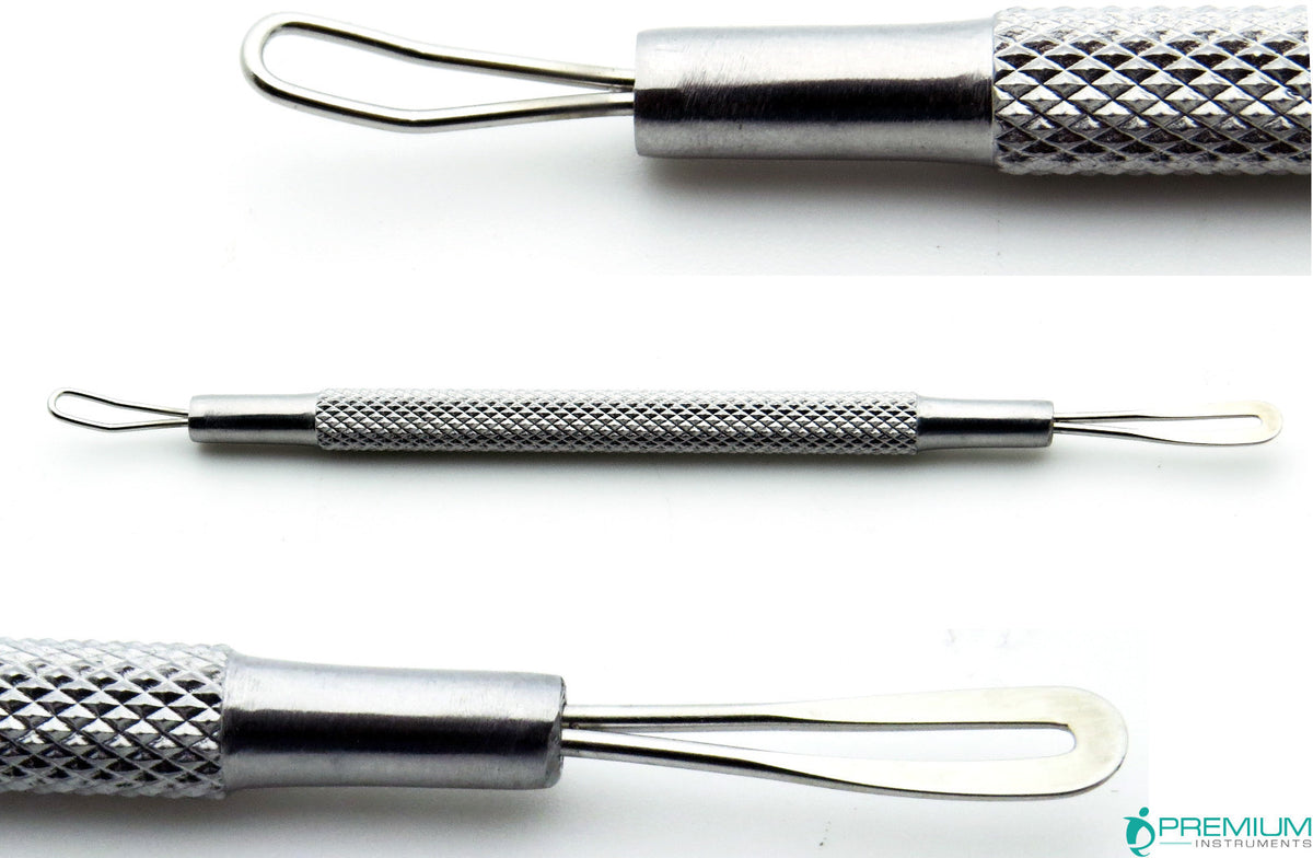 Professional Blackhead & Acne Extractor Kit - 3 Pcs Stainless Steel Tools