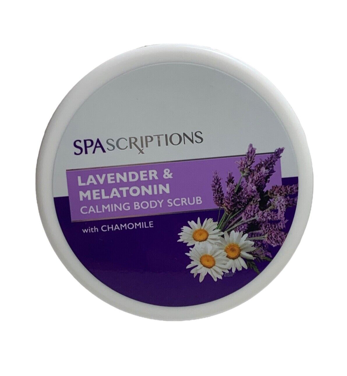 Calming Body Lavender & Melatonin Scrub Exfoliate W/Chamomile By
