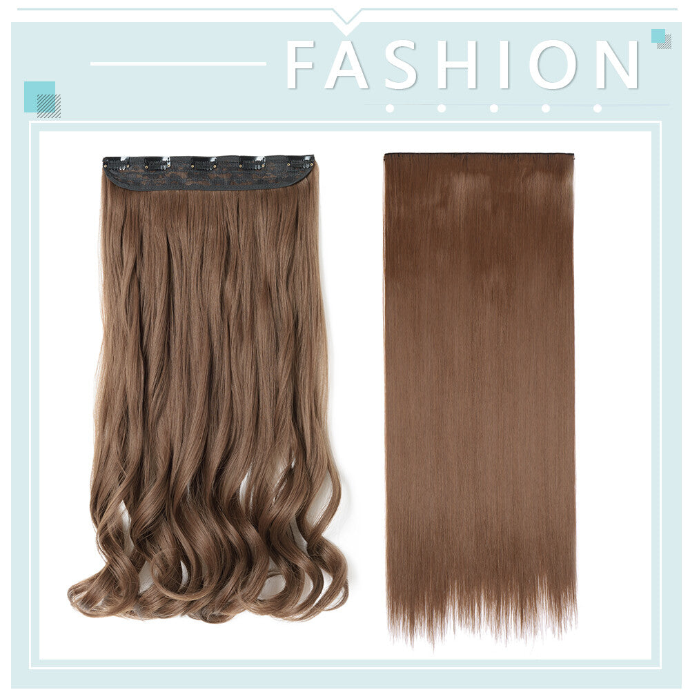 V-Shape & U-Part Clip-In Hair Extensions - Full Head Highlight, Multiple Lengths & Colors