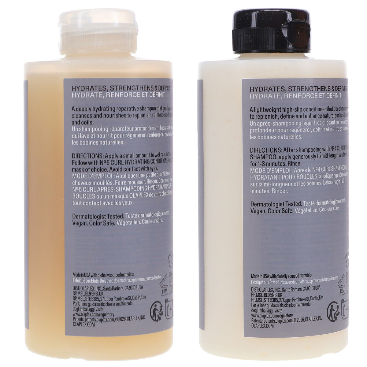 Hydrating Curl Shampoo & Conditioner Set for Curly Hair - Bond Care