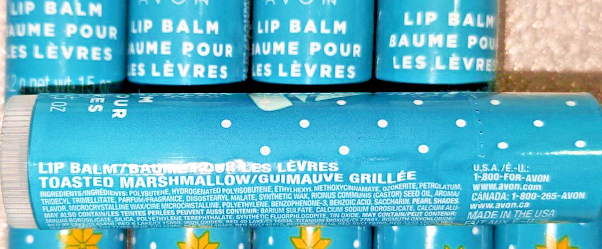 Tasted Marshmallow Lip Balm Set - 10 Pack, 0.15 oz Each