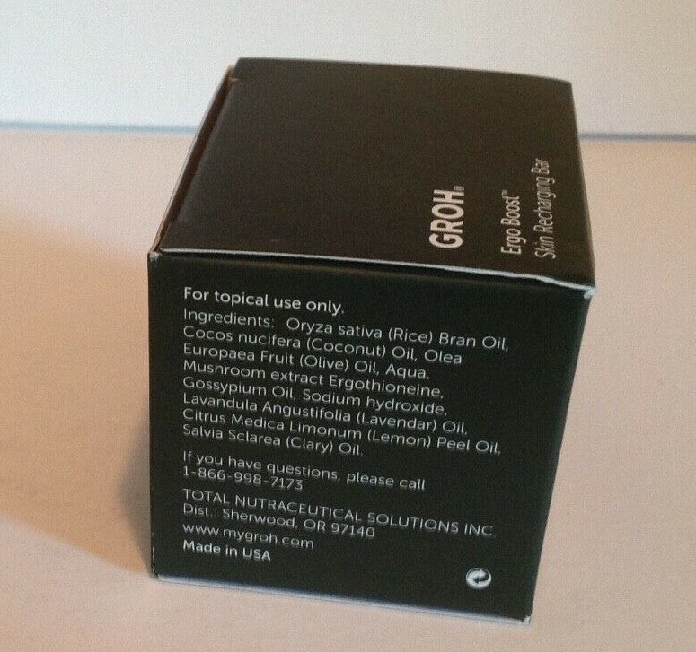 Vegan Skin Recharging Cleansing Bar - Organic, Nourishing, 4.5 Oz