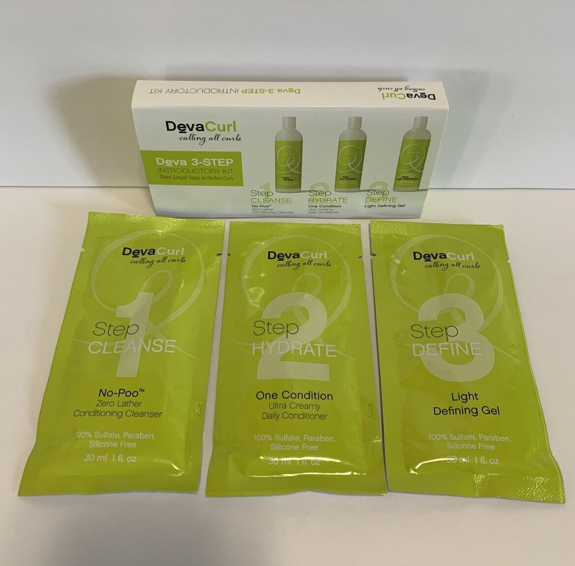 Travel Hair Care Kit - No-Poo Cleansing, Hydrating Conditioner & Light Gel