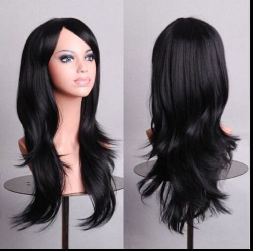 Long Curly Cosplay Wig 70cm Wavy Costume Party Hair Anime Wigs