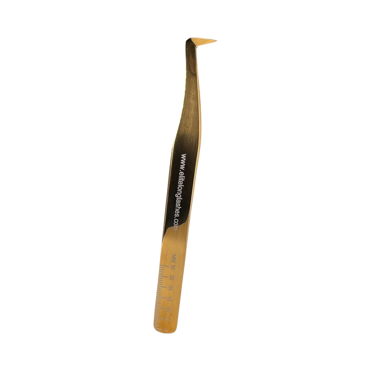 Russian 90° Mega Volume Lash Tweezers - Nano Tips, Gold