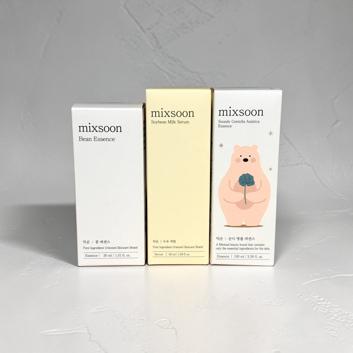 Hydrating Serum & Essence Set with Soybean, Bean & Centella Extracts for Sensitive Skin