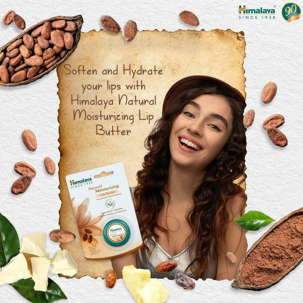 Herbal Moisturizing Lip Butter Set - 3 x 10g Lip Balm with Cocoa & Sal Butters
