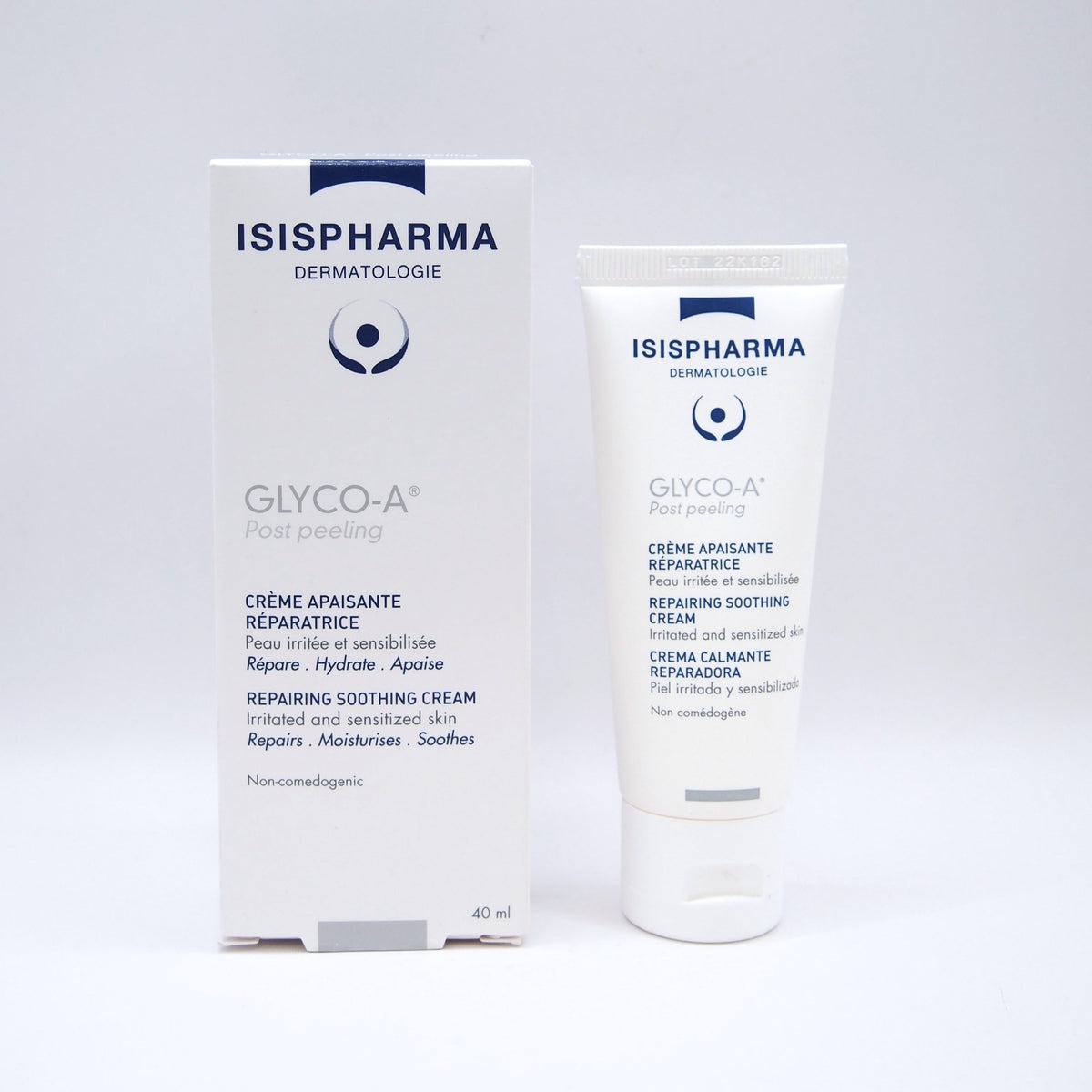 Isispharma Glyco-A Post Peeling Repairing Soothing Cream 40ml - 2 Pack