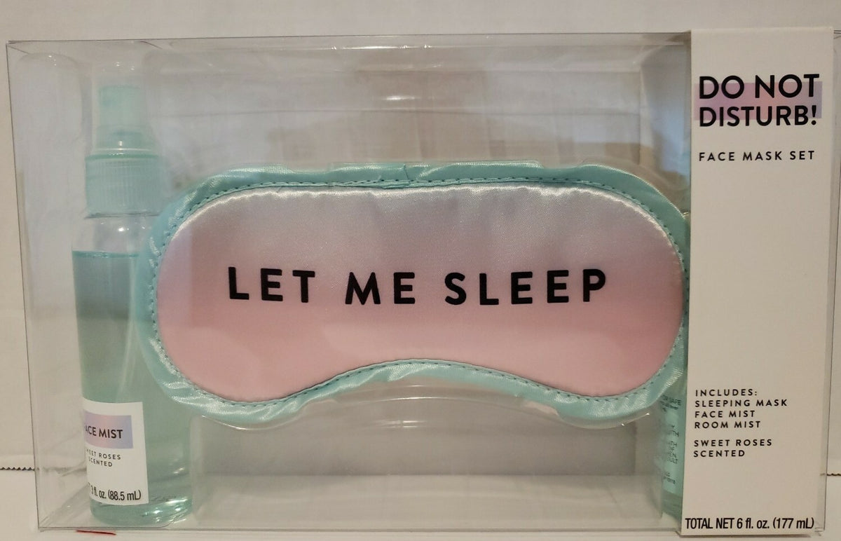 Sleep Set with Face Mask, Face Mist & Room Mist for Relaxation