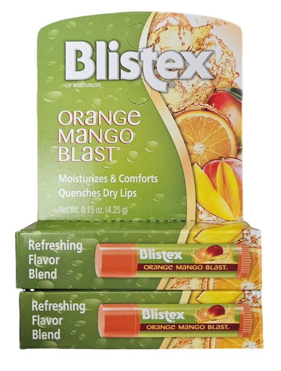 Orange Mango Blast Lip Balm Stick 0.15oz - 2 Pack | Hydrating Lip Care