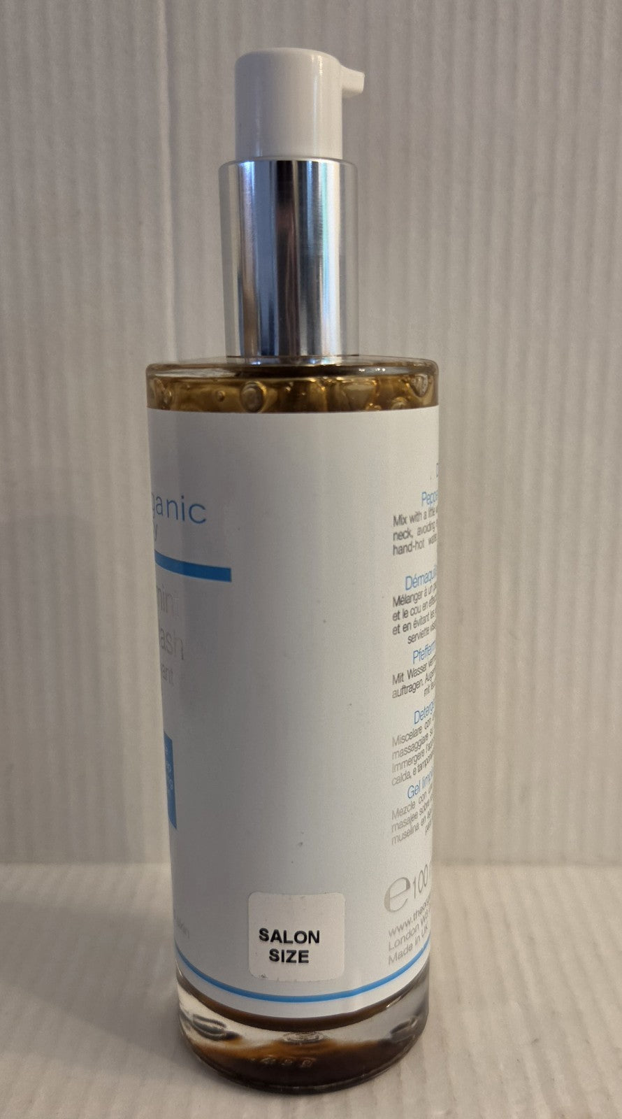 Peppermint Facial Wash for Blemished Skin - Organic, Gentle Cleansing 3.3 Fl Oz