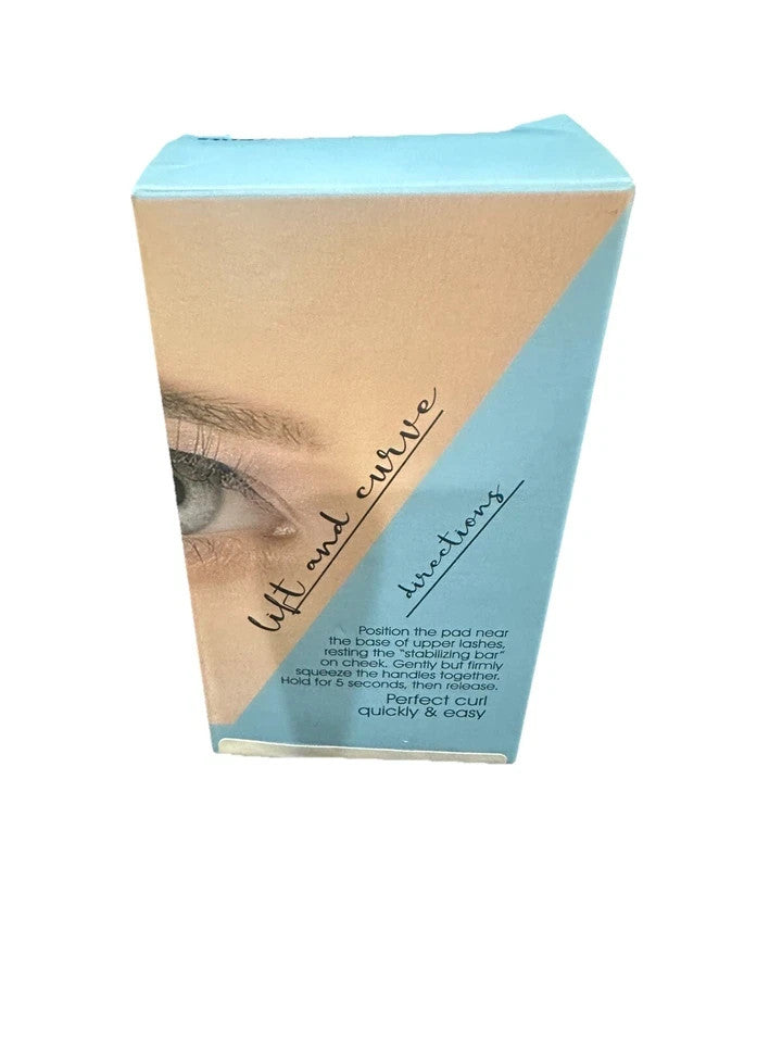 Rose Gold Eyelash Curler with Tweezers & Replacement Pads - Precision Makeup Tool
