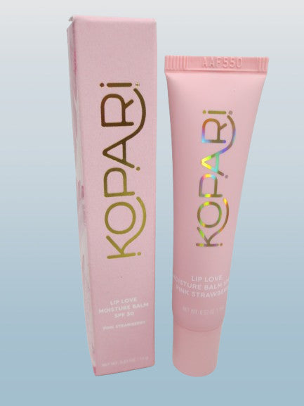 Lip Moisturizer SPF 30 Pink Strawberry - Hydrating Lip Balm 0.52 oz