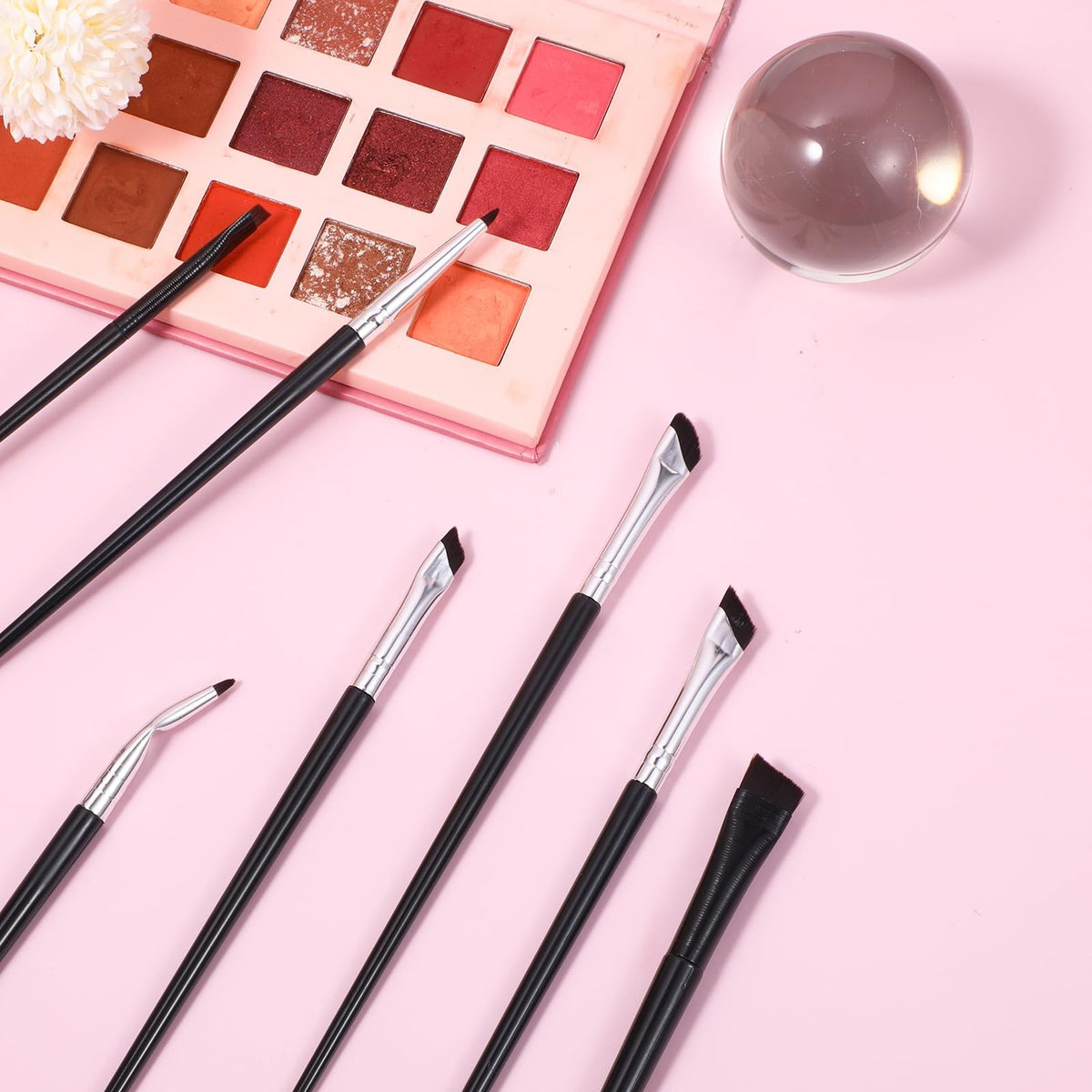 7-Piece Eyeliner Brush Set for Precise Eye Makeup, Multi-Functional Eye Tools