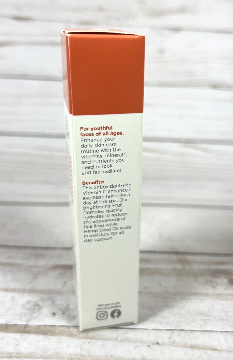 Vitamin C Eye Balm Spa Moisturizer 0.68 oz 2 Pack