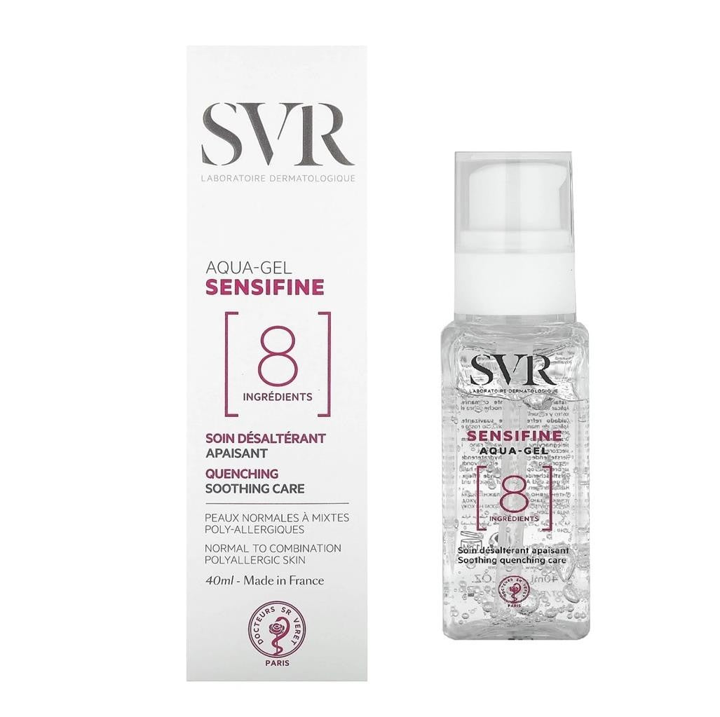 2 PACK SVR Sensifine Aqua-Gel 8 -normal to combo skin- 40ml / 1.4oz