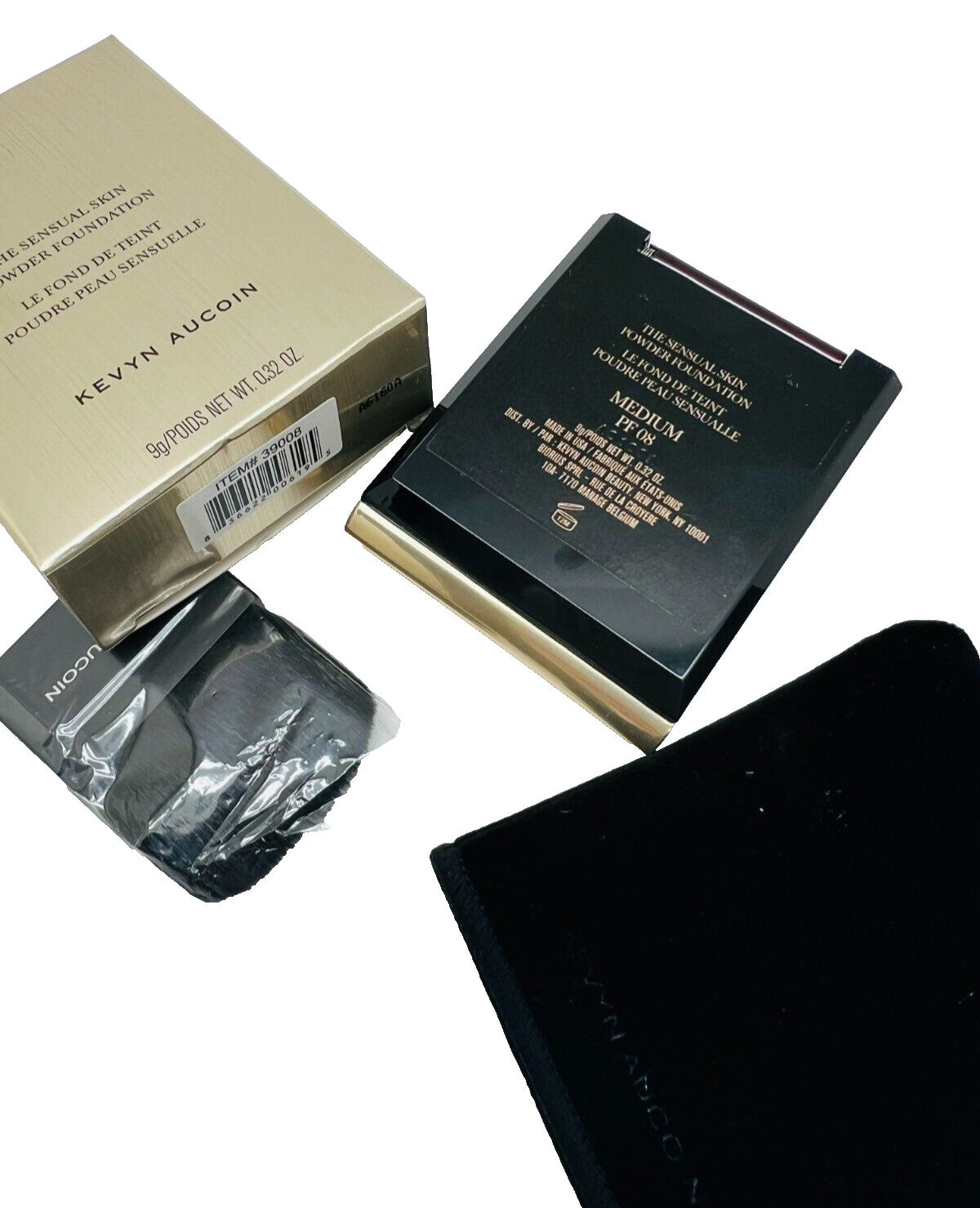 Kevyn Aucoin Sensual Skin Powder Foundation Medium PF08 0.32 oz NIB