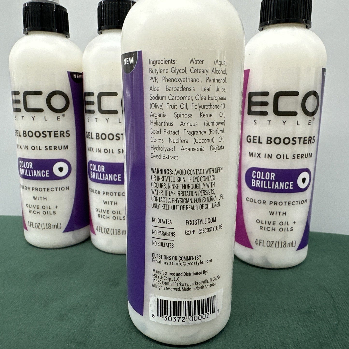 Color Protect Oil Serum - Eco Style Color Brilliance Boosters Pack of 4