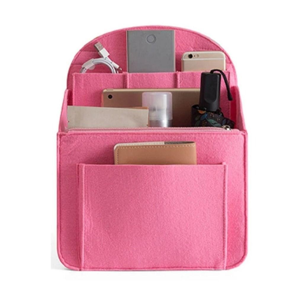 Portable Makeup Organizer Insert for Travel Backpack & Bags - Divider & Storage