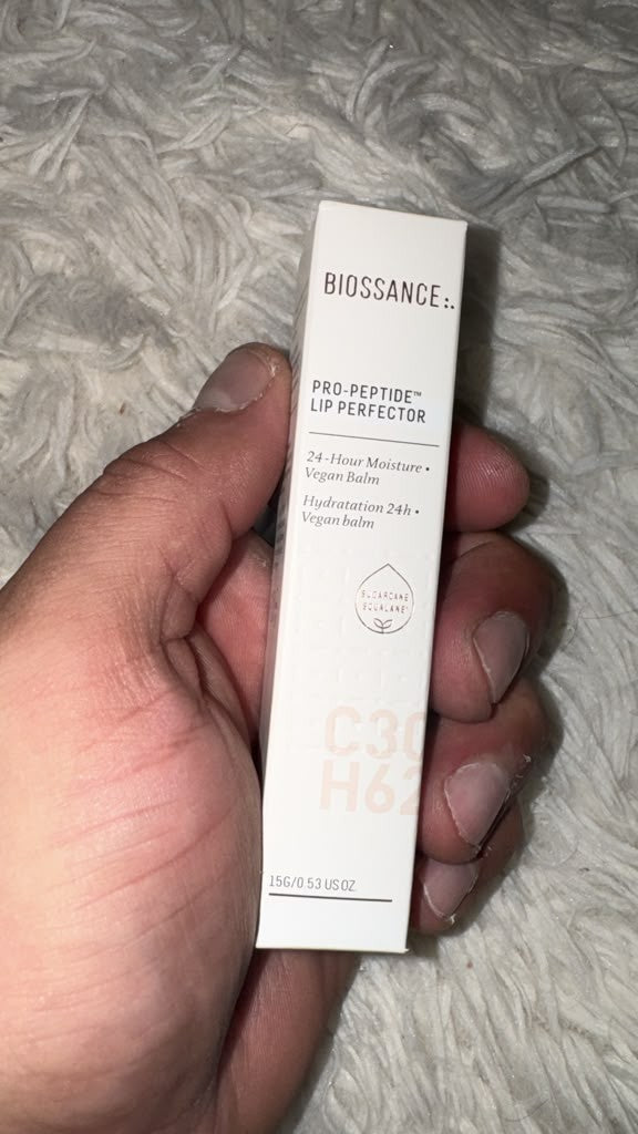 Vegan Lip Balm with Peptides & Squalane - 24-Hour Hydrating Lip Treatment