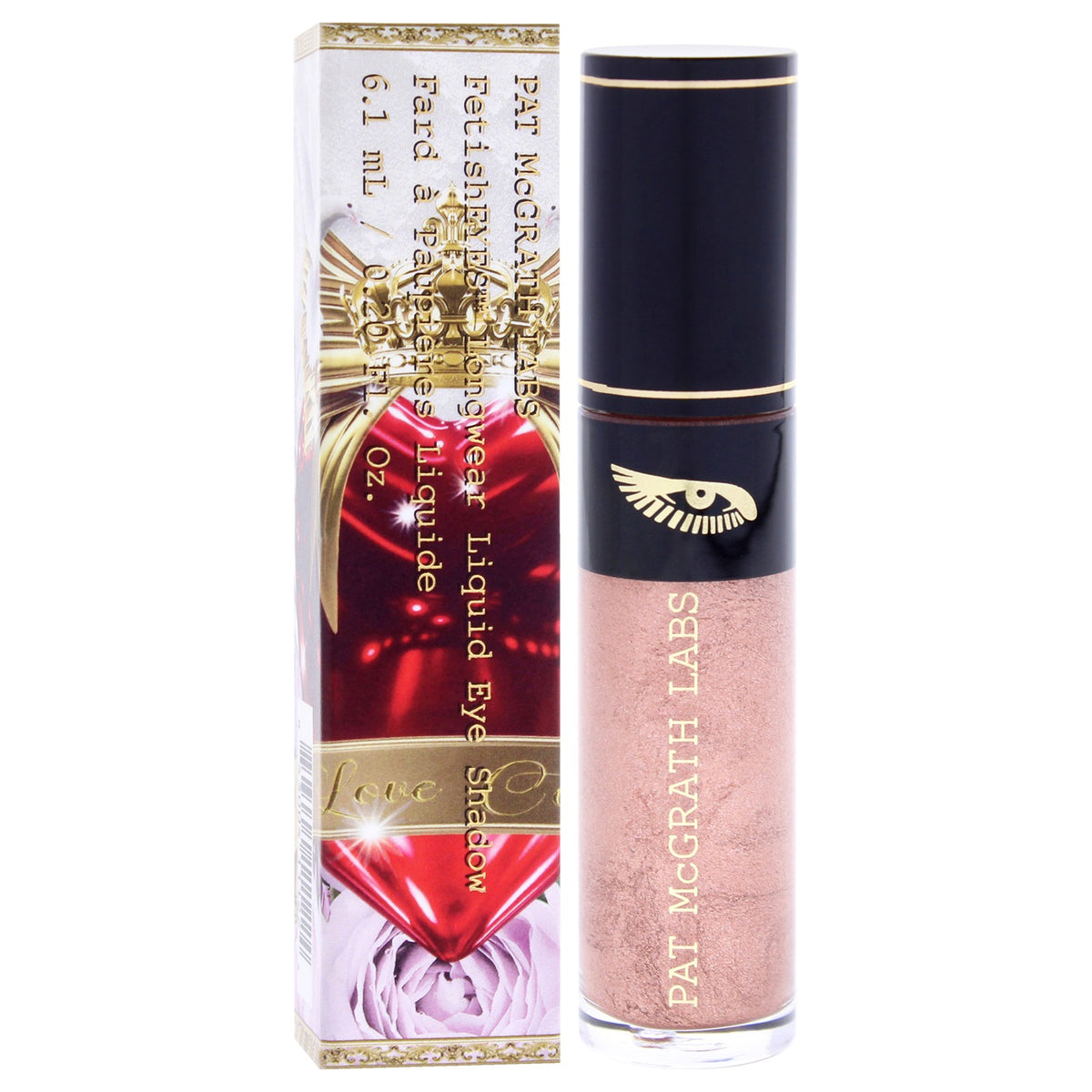 Longwear Liquid Eye Shadow Luna Rose - 0.2 oz, Metallic, Crease-Resistant