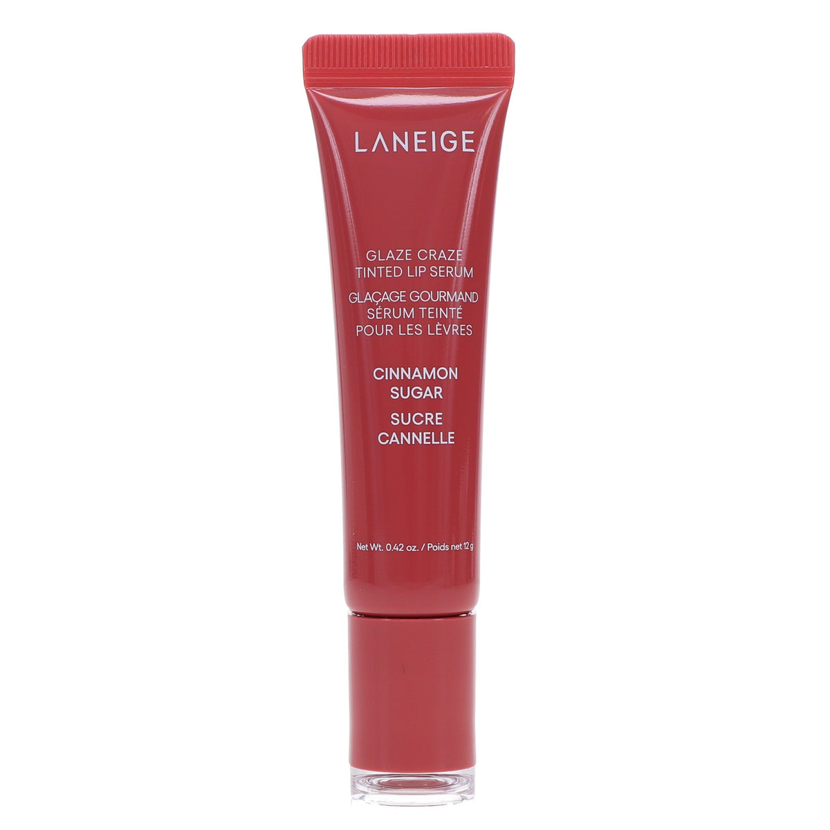 Lip Serum Cinnamon Sugar Tinted Lip Gloss Hydrating Lip Care 0.42 oz