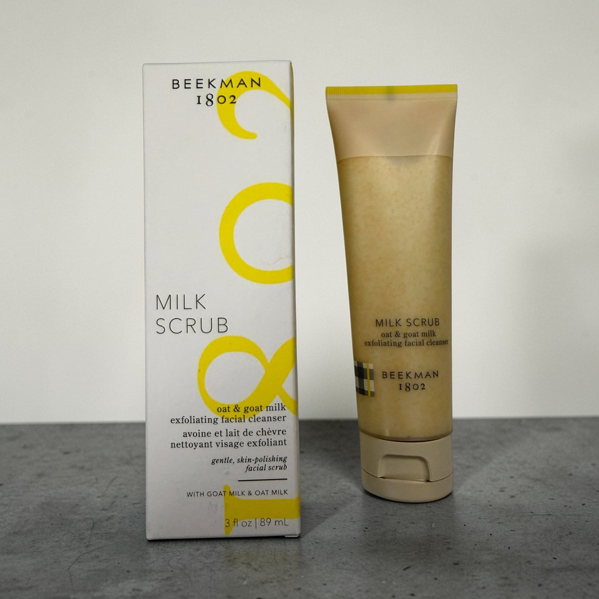 NEW~ Beekman 1802 Milk Scrub Oat & Goat 3 fl oz Exfoliating Facial