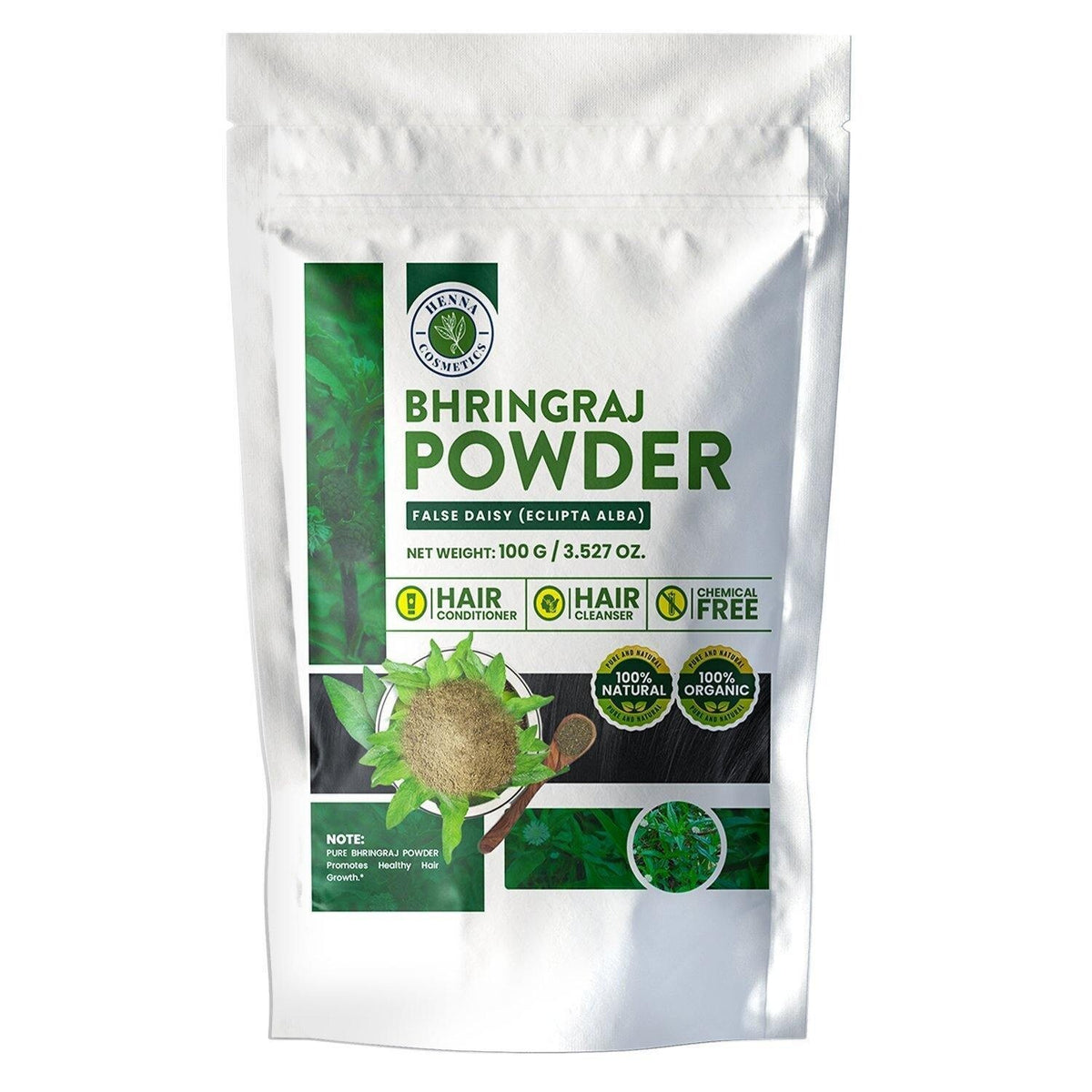 Bhringraj Powder for Hair Growth & Scalp Treatment 100g