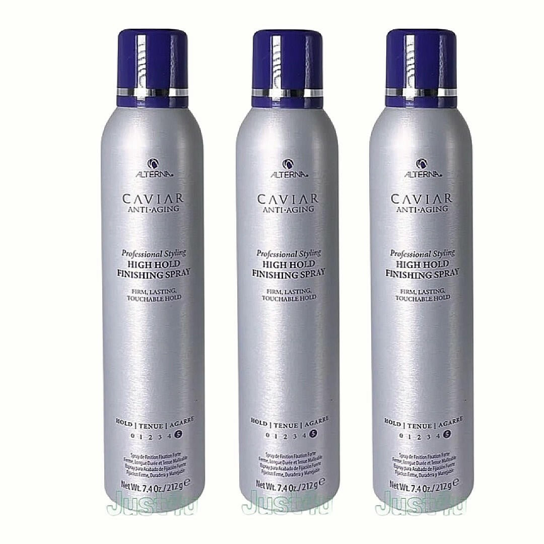 High Hold Hair Spray - Anti-Aging Styling Finishing Spray 7.4oz 3 Pack